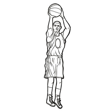basketball player action