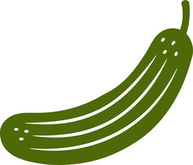 Cucumber vegetable icon