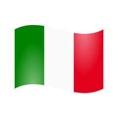 The national flag of Italy