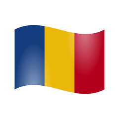 The national flag of Romania