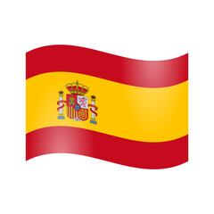 The national flag of Spain