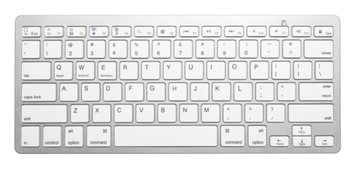 Wireless keyboard cut out
