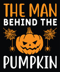 . The Man Behind The Pumpkin Baby Dad Soon Halloween Pregnancy