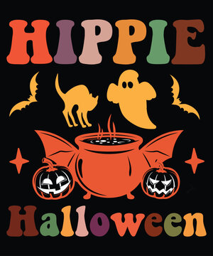 Hippie Halloween  Retro Halloween
