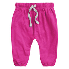 With just a few clicks, you can visualize your designs in Wonderful Baby Trouser Mockup In Shell Pink Color..