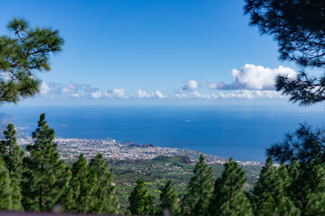 Fototapeta na wymiar Amazing views all over Puerto de la Cruz, the Canary Islands, and Tenerife