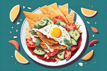 chilaquiles illustration