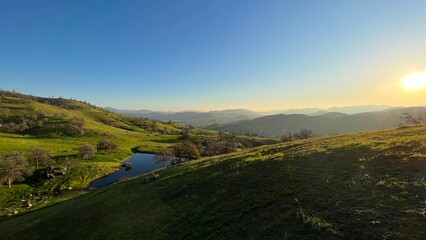 Beautiful scenery in the hills of Central California 