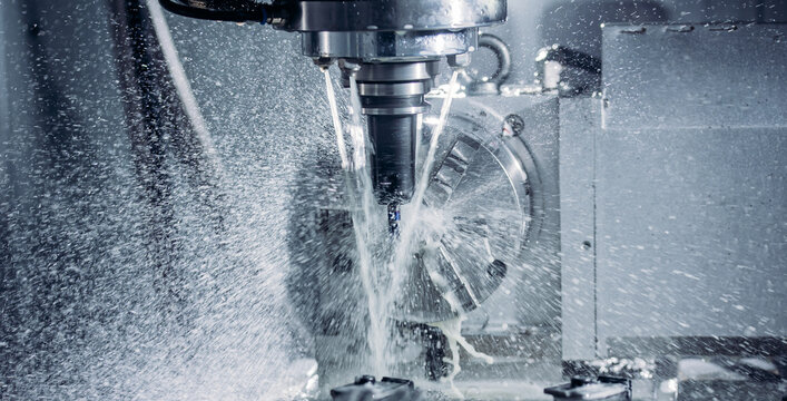 Coseup Working CNC turning cutting metal Industry machine iron tools with splash water