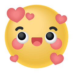 emoticon in love social media