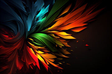 Abstract Background Colorfull created with generative AI technology