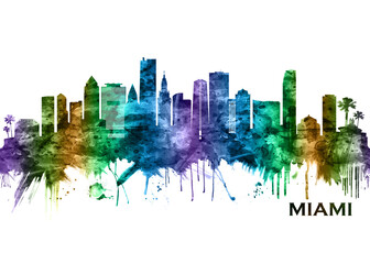 Obraz premium Miami Florida Skyline