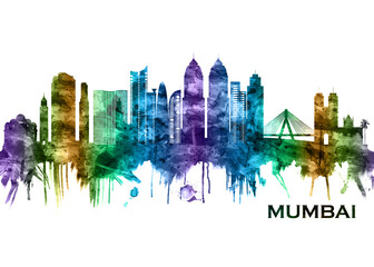 Obraz premium Mumbai India Skyline