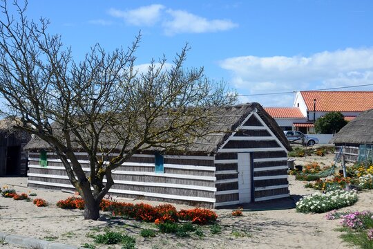 Casa tradicional en Carrasqueira, Portugal