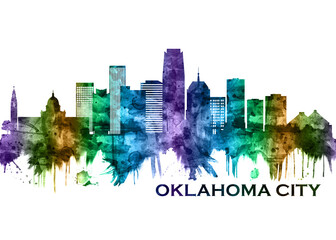 Oklahoma City Oklahoma Skyline