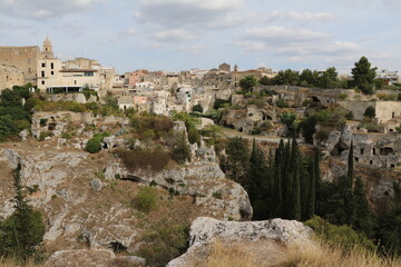 View to Gravina, Apulia Italy