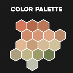 Color swatches. Color palette 2023. Vector illustration