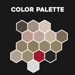 Color swatches. Color palette 2023. Vector illustration
