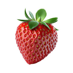 Red Strawberry Isolated Illustration Generative AI