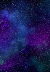 Fototapeta na wymiar Space nebula background