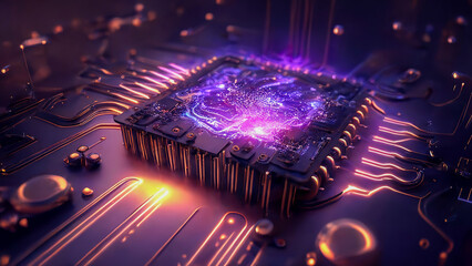 Computer Processor - Abstract - Generative AI