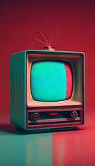 Retro Television - Generative Ai