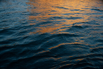 waves on the river