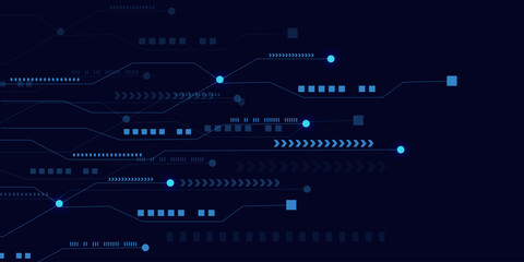 Abstract Technology Background. Vector illustration