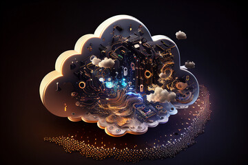 Cloud computing made with Generative AI