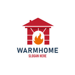 fireplace logo. logotype to your company