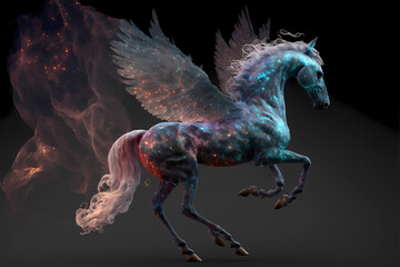 Obraz na płótnie Canvas Spirit Animal - Pegasus, Generative AI
