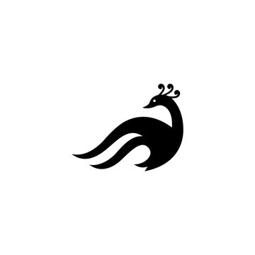recommend clip art: peacock vector illustration for an icon,symbol or logo. peacock template logo. peacock silhouette 