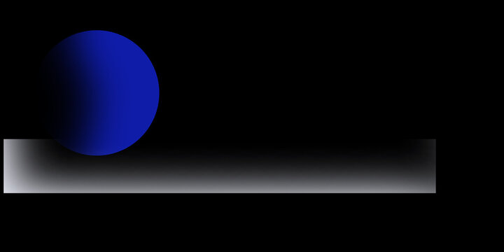 designed dark background with blue circle