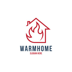 fireplace logo. logotype to your company