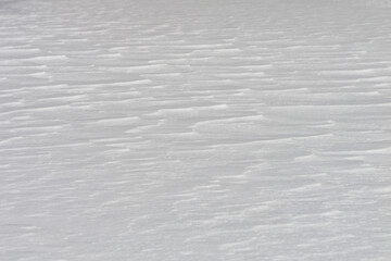 冬の十和田湖 雪の道