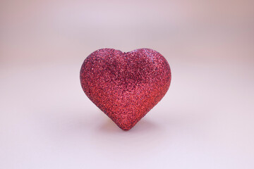 Fototapeta premium heart shape on the plain background
