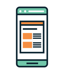 smartphone blogging design