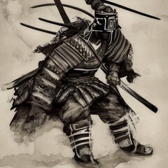 Ancient Samurai Warrior 