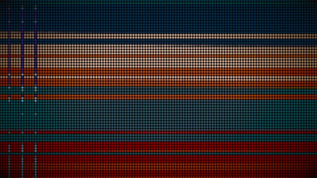 Abstract 80s pixel glitch effect sci-fi trendy iridescent background. 
