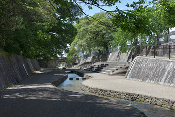 一条戻橋　堀川　京都市上京区