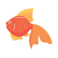 goldfish icon isolated