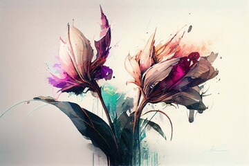 abstract Tulips