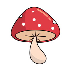 mushroom retro icon