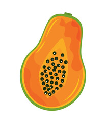 papaya fruit icon