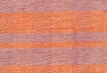 Handwoven towel in warm pastel colors