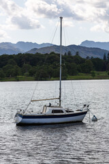 Boat on a lake Windermere