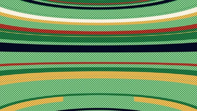 Distorted lens sow moving lines and in seamless pattern. 