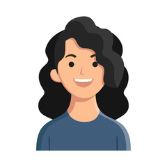 Woman Avatar Character Vector Illustration