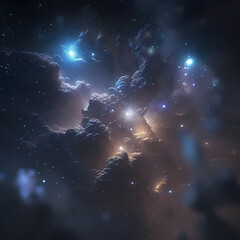 Obraz premium background with stars