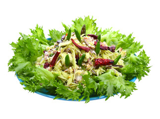 spicy mackerel salad with mix fresh vegetable, thai food. transparent png